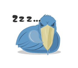 The suspicious bird:Mr.Shoebill(Eng ver) sticker #1578835