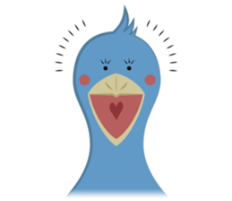 The suspicious bird:Mr.Shoebill(Eng ver) sticker #1578838