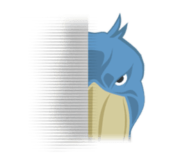 The suspicious bird:Mr.Shoebill(Eng ver) sticker #1578839