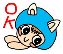 Beret Noko-chan sticker #1579162
