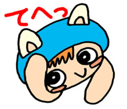 Beret Noko-chan sticker #1579165