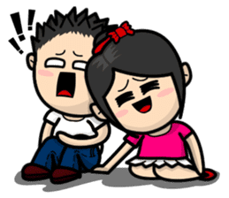 Brian & Bonnie (Puppy Love) sticker #1579230