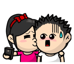 Brian & Bonnie (Puppy Love) sticker #1579237