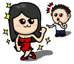 Brian & Bonnie (Puppy Love) sticker #1579239