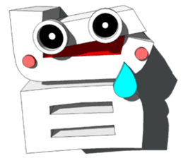 3-Dimensional Art Character of Kanji "2" sticker #1579613