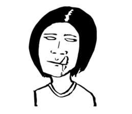 Yukiko you have lost the feeling sticker #1579818