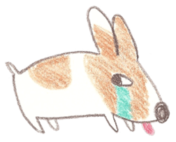 Toast, the lovely Corgi! sticker #1580340