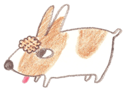 Toast, the lovely Corgi! sticker #1580358