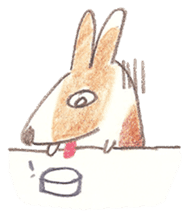 Toast, the lovely Corgi! sticker #1580372