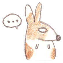 Toast, the lovely Corgi! sticker #1580373