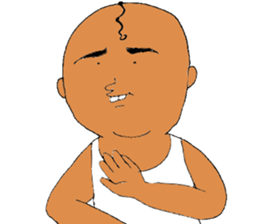 Protruding teeth sticker #1581008