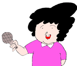 Protruding teeth sticker #1581010