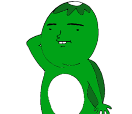 Protruding teeth sticker #1581011