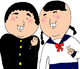 Protruding teeth sticker #1581015