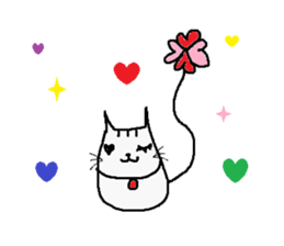 Clover cat sticker #1581092