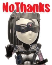 Infiltration!! Ninja of the future 3D sticker #1581198