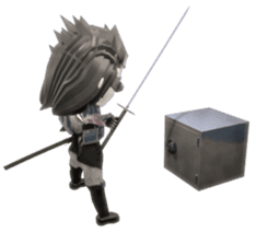 Infiltration!! Ninja of the future 3D sticker #1581202