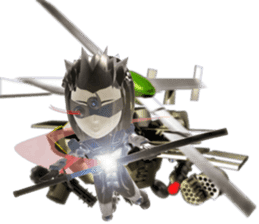 Infiltration!! Ninja of the future 3D sticker #1581214