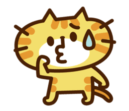 "KAWAII" one's pet cat sticker #1581457