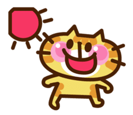 "KAWAII" one's pet cat sticker #1581468