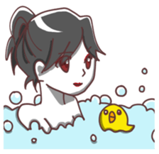 J and her friends sticker #1581566