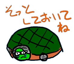 Sticker of a rabbit laughable a little. sticker #1581718