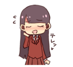 uniform girls sticker #1581763