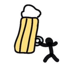 shadow men and woman sticker #1582216