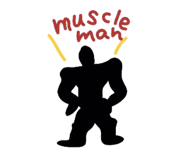 shadow men and woman sticker #1582241