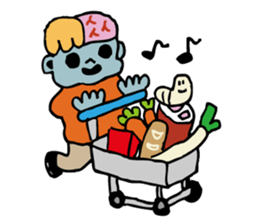 let's go zombie sticker #1582578