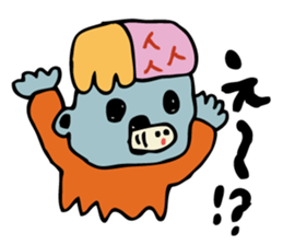 let's go zombie sticker #1582608