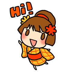 Kimono girl - nemuru's stickers