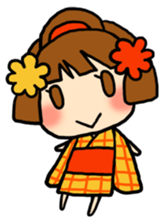 Kimono girl - nemuru's stickers sticker #1583136