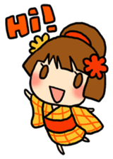 Kimono girl - nemuru's stickers sticker #1583137