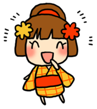 Kimono girl - nemuru's stickers sticker #1583138
