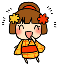 Kimono girl - nemuru's stickers sticker #1583138
