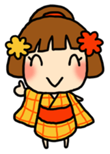 Kimono girl - nemuru's stickers sticker #1583140