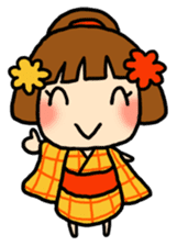 Kimono girl - nemuru's stickers sticker #1583140