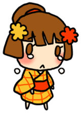 Kimono girl - nemuru's stickers sticker #1583141