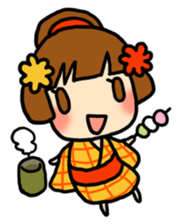 Kimono girl - nemuru's stickers sticker #1583142