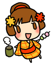 Kimono girl - nemuru's stickers sticker #1583142