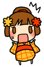 Kimono girl - nemuru's stickers sticker #1583143