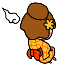 Kimono girl - nemuru's stickers sticker #1583144