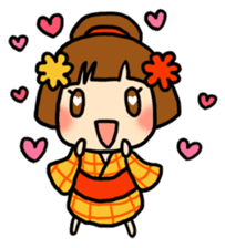 Kimono girl - nemuru's stickers sticker #1583145