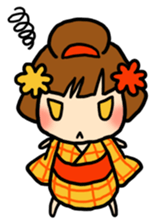 Kimono girl - nemuru's stickers sticker #1583147