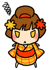Kimono girl - nemuru's stickers sticker #1583147