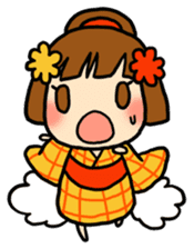 Kimono girl - nemuru's stickers sticker #1583148