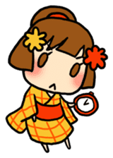 Kimono girl - nemuru's stickers sticker #1583149