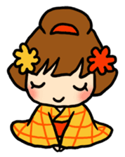 Kimono girl - nemuru's stickers sticker #1583150