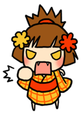 Kimono girl - nemuru's stickers sticker #1583153
